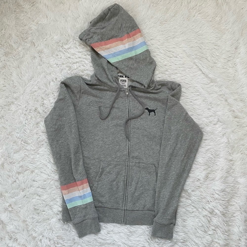 NWOT Vs Pink Zip Up Hoodie